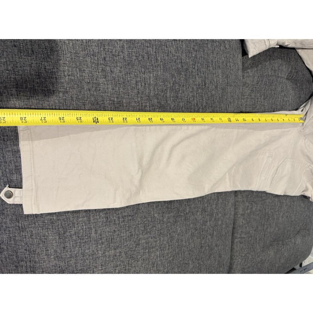 Democracy Womens Ab Technology Utility Cargo Pants Size 6 Khaki Roll Tab Crop - Picture 9 of 10